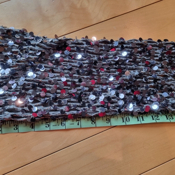 Slouchy glitter crop mesh top - Picture 5 of 7